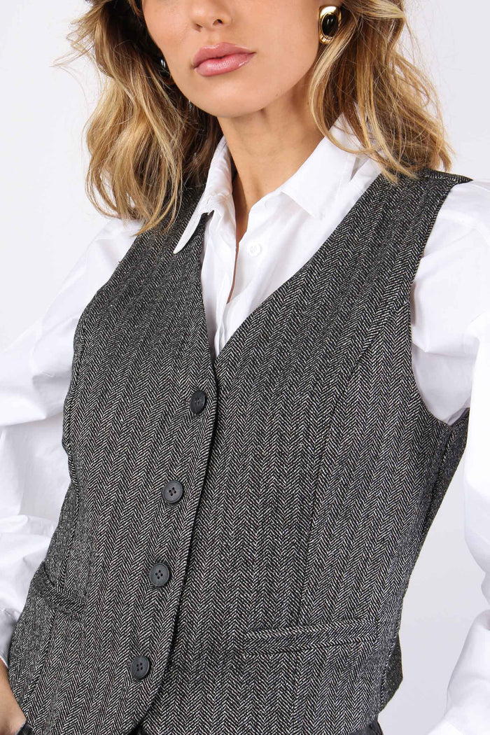 Gilet Spigato Resca Chiara-6