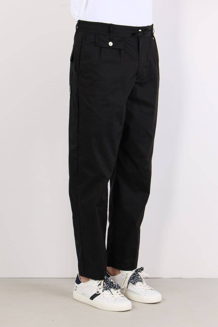 Pantalone Cotone Nero-7