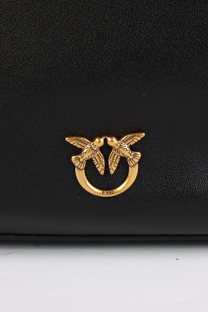 Secchiello Pelle Liscia Nero/gold-8