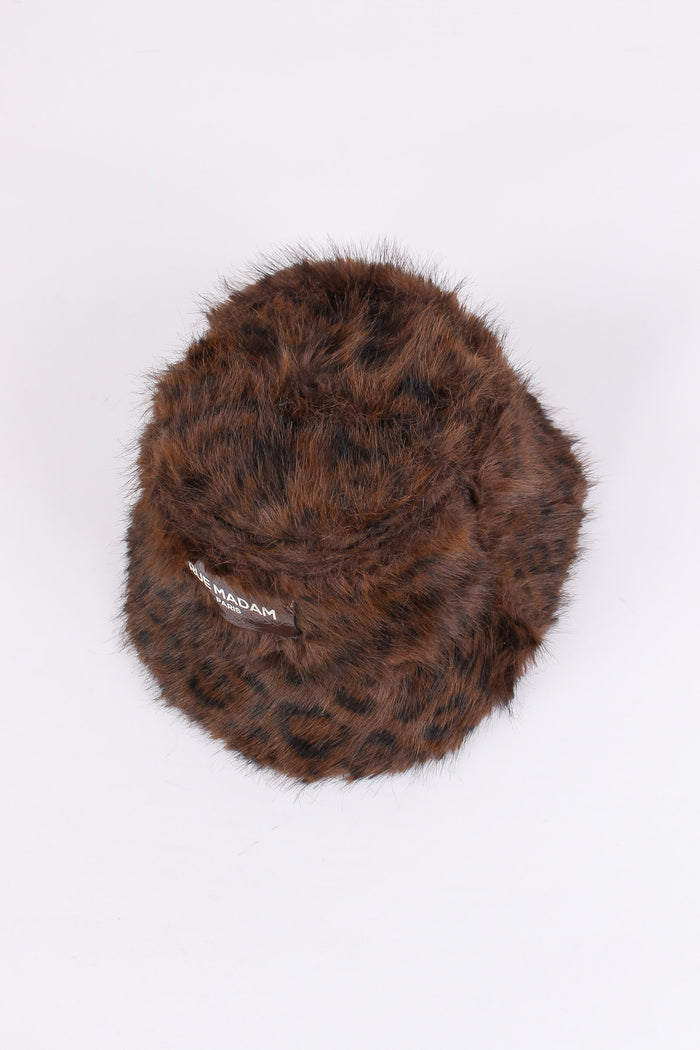 Cappello Ecopelliccia Fur Leopard-2