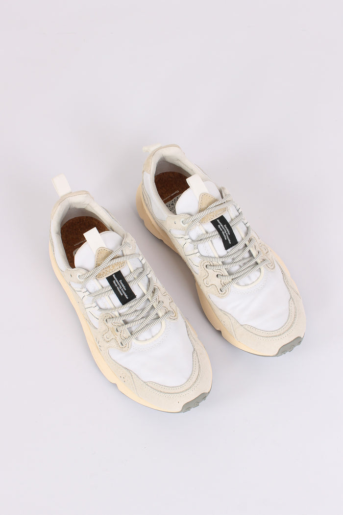 Sneakers Yamano Suede Nylon White-4