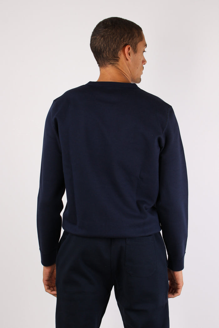 Felpa Tecnica Girocollo Aviator Navy-4