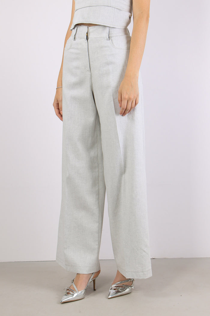 Pantalone Palazzo Coulisse Pearl-3