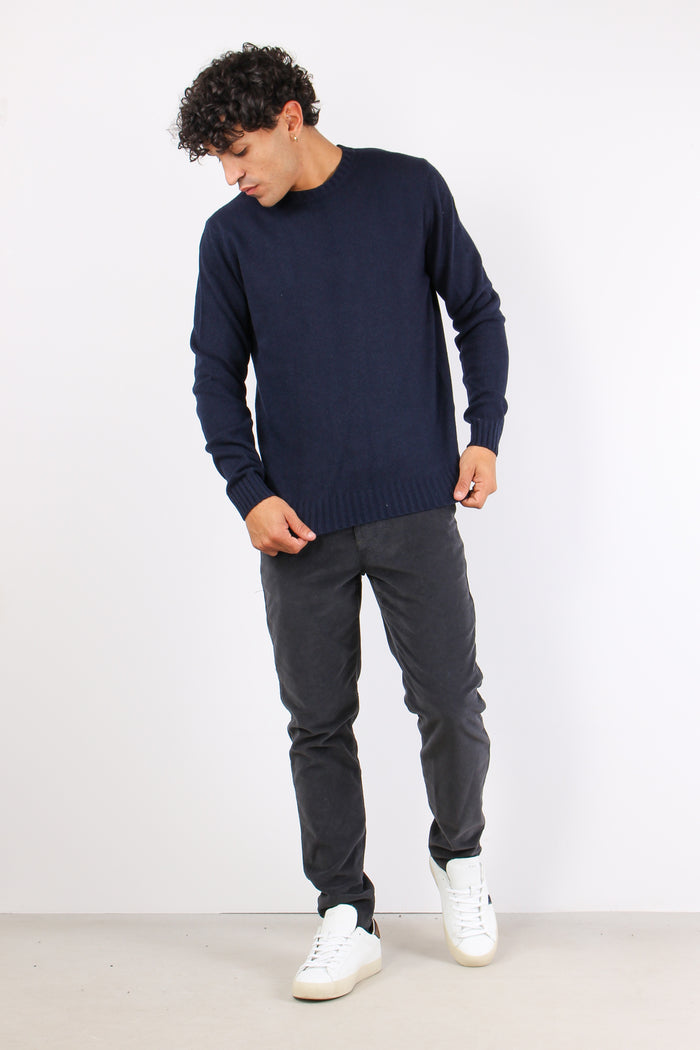 Pullover Basico Logo Navy-3