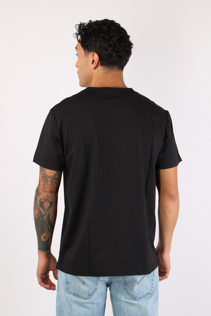 T-shirt Piquet Tecnica Nero-3