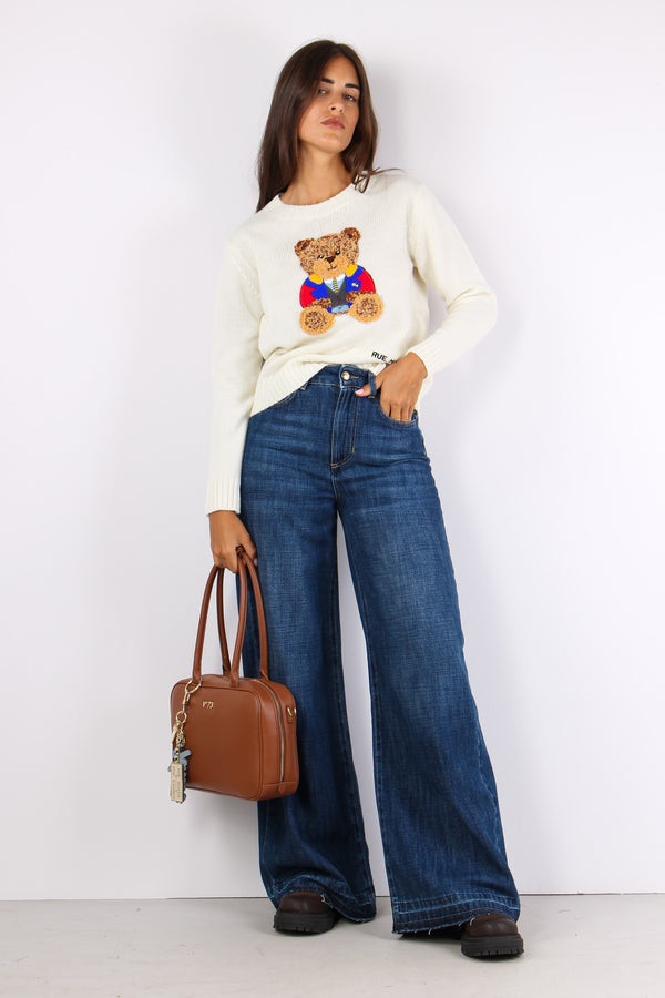 Pullover Orsetto White