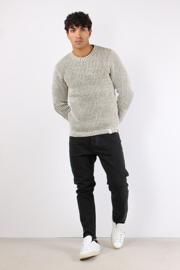 Girocollo Costa Inglese Bicolo Beige/militare