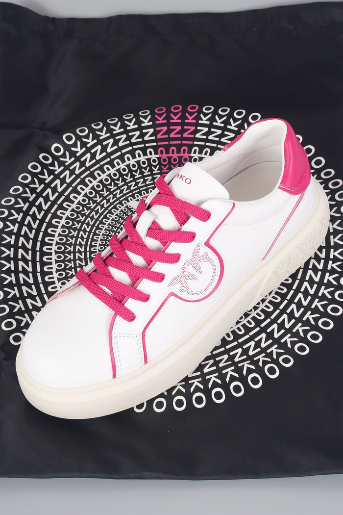Yoko 01 Sneaker Leather White/pink-4