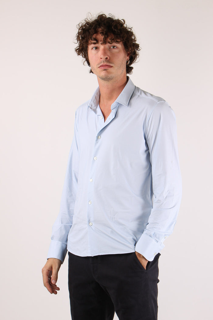 Camicia Oxford Jacquard White Az-3