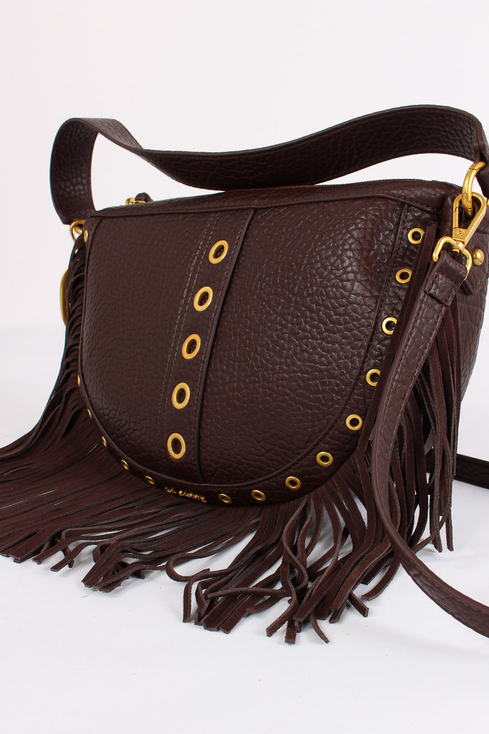 Mezzaluna Frange Brown-4