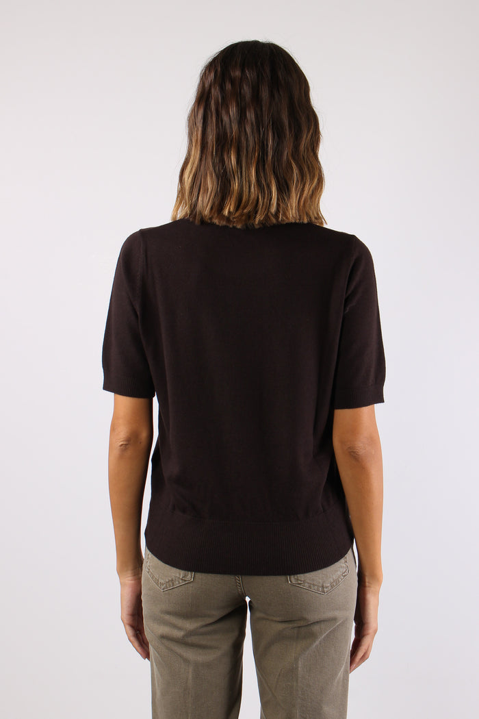 Maglia M/m Spacchetti Misto Lana Mole-5