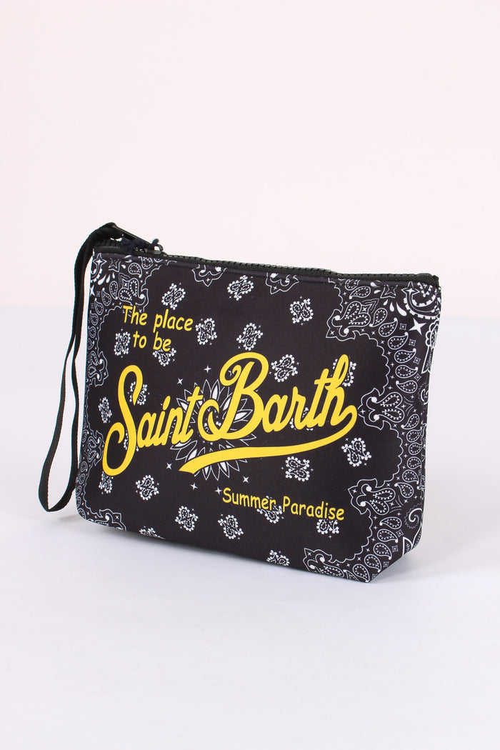 Aline Pochette Fantasia Bandana Nero-5