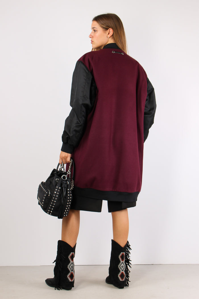 Bomber Panno Manica Nylon Mosto-8