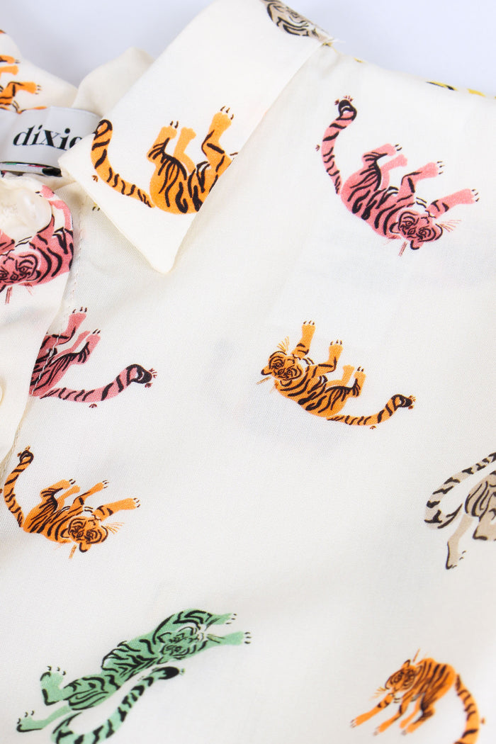 Camicia Fantasia Tigre Multicolor-6