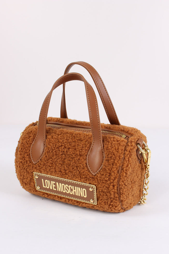 Bauletto Mini Teddy Cuoio-4