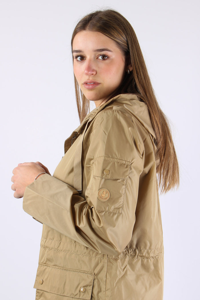 Diletta Parka Nylon Tasca Topp Stardust Beige-8