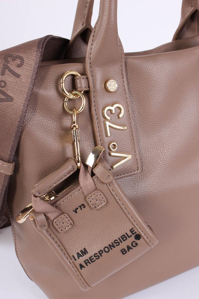 Matilda Mini  Shopping Charm B Taupe-4