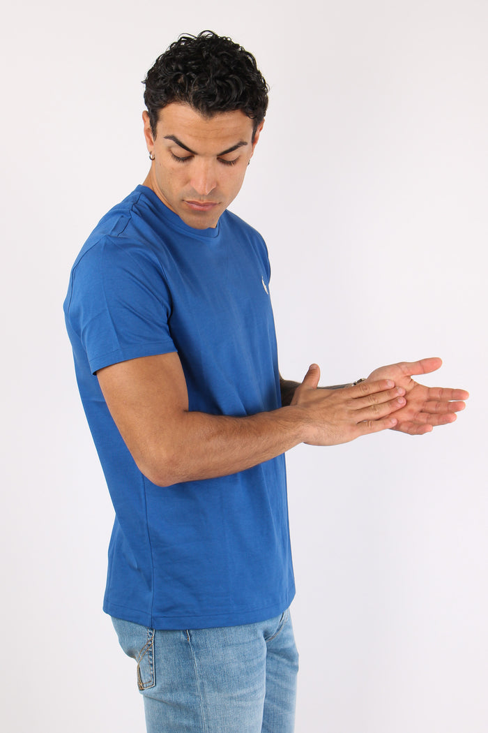 T-shirt Custom Slim Fit Dusty Azure-6