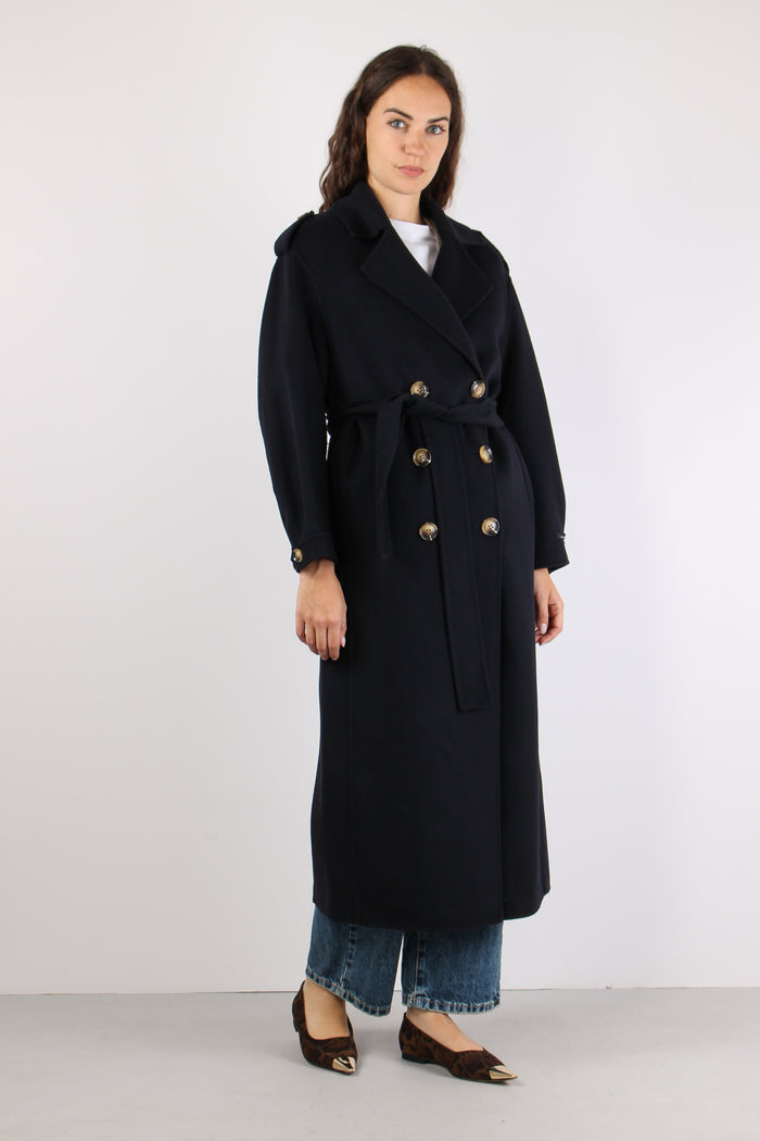 Cappotto Lana Doppiopetto Blu-6