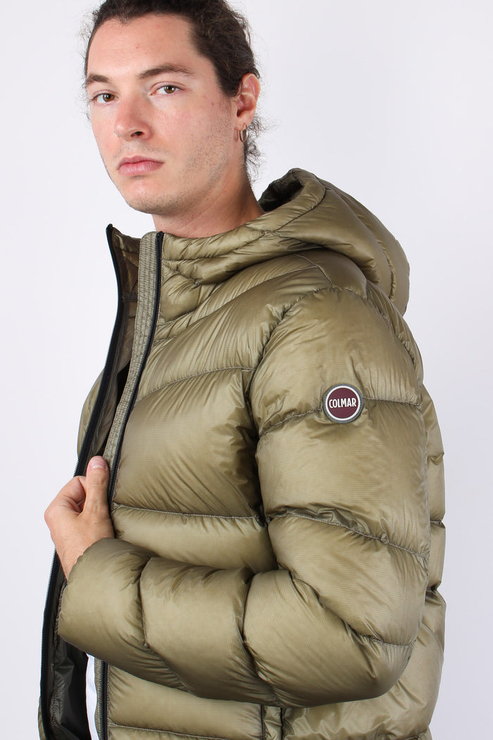 Piumino Puffy Zip Stop Militare-6