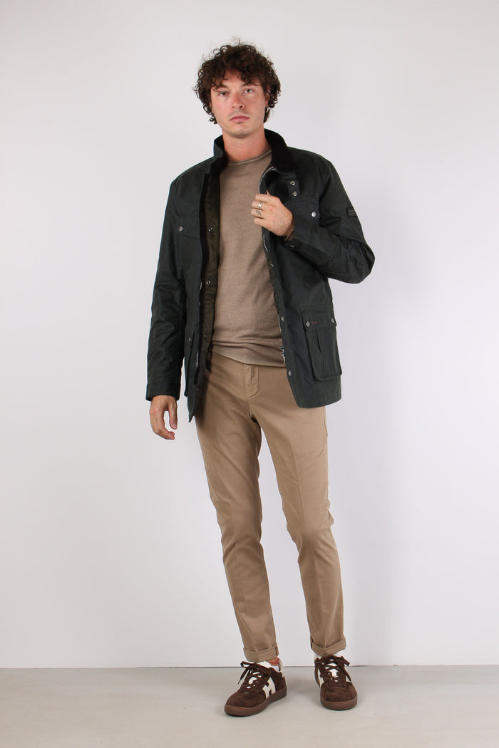 Duke Wax Jacket Sage-4