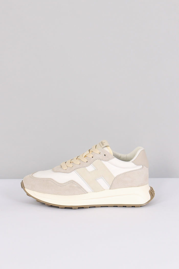 Sneaker H641 Camoscio Bianco/grigio-7