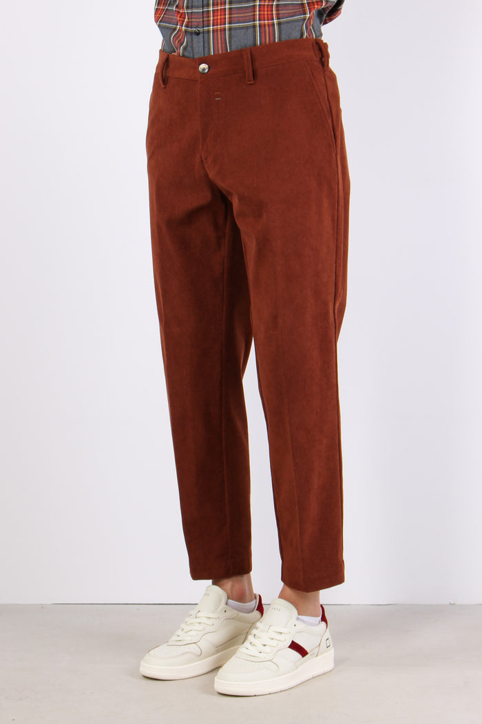 Robot Pantalone Velluto Righe Bruciato-5