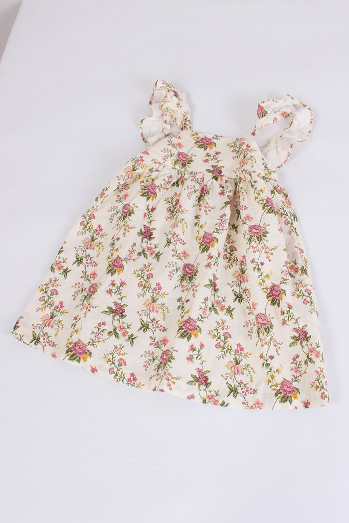 Abito Lino Fantasia Rose Bloom Rose-3