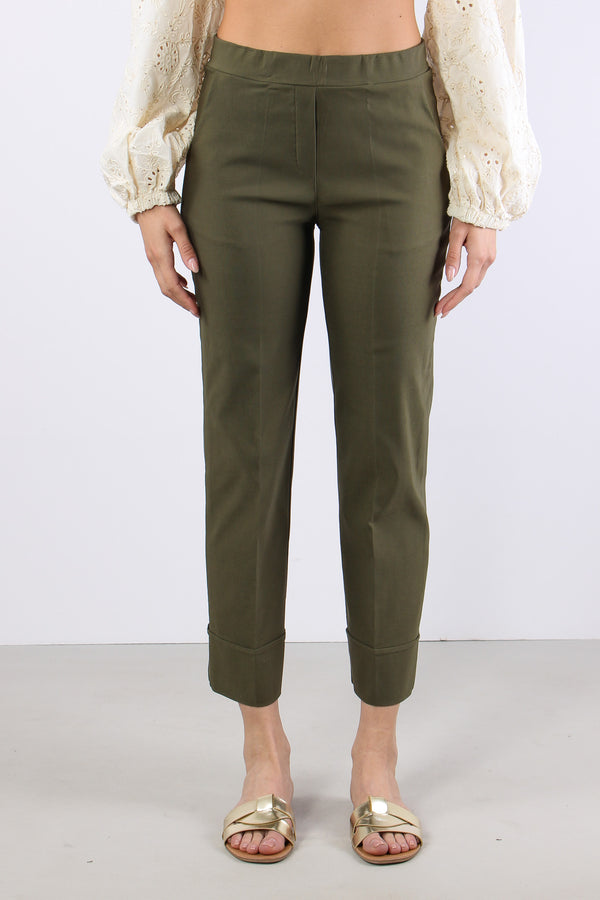 Pantalone Dritto Risvolto Militare-2