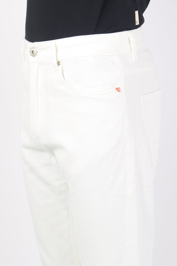 Jeans 5 Tasche Pulito White-6