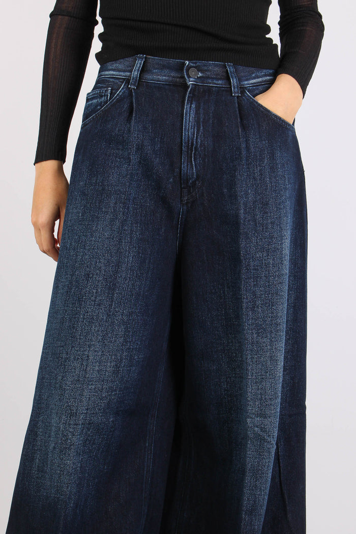 Maggie Denim Palazzo Pences Denim Medio-7