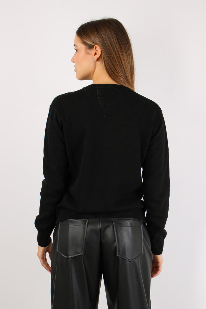 Girocollo Vacanze Natale Nero-4