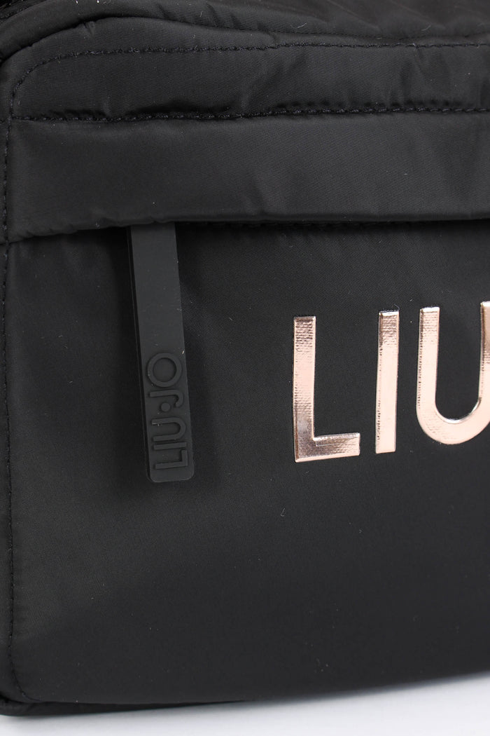 Camera Case Nylon Logo Nero-7