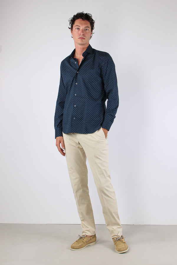 Camicia Fantasia Blu