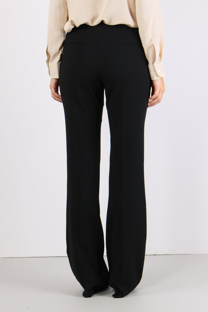 Mllvalanga Pantalone Crepe Nero-4