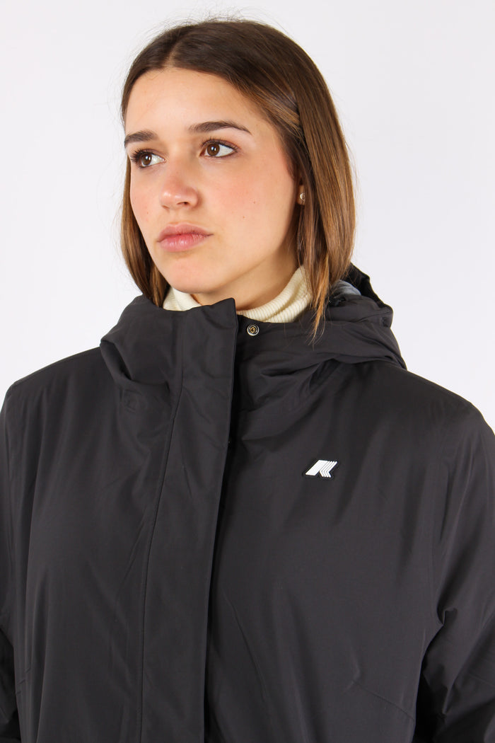 Giubbotto Lungo Marmotta Black Blue-7