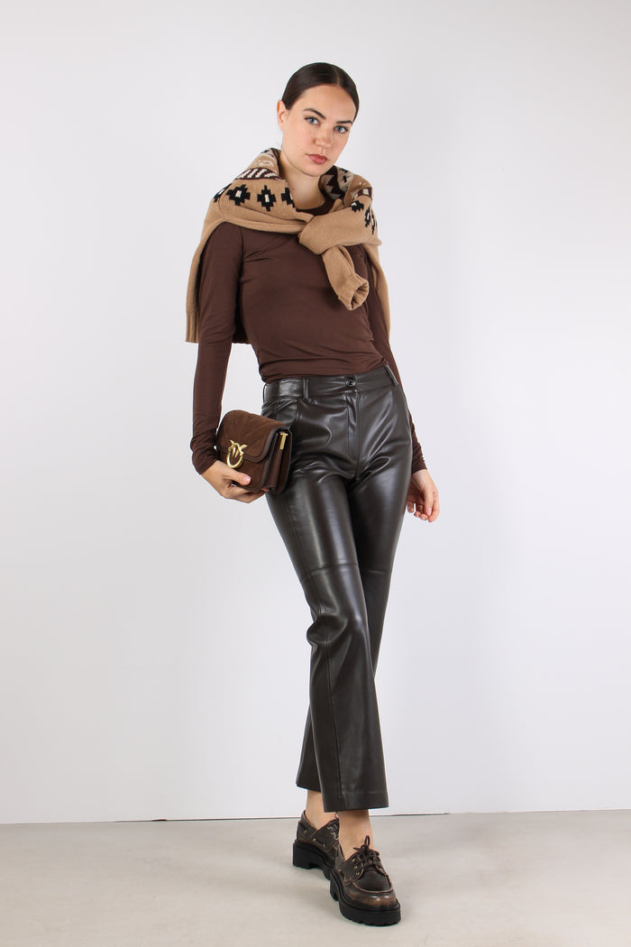 Multie T-shirt Ml Jersey Cioccolato-5