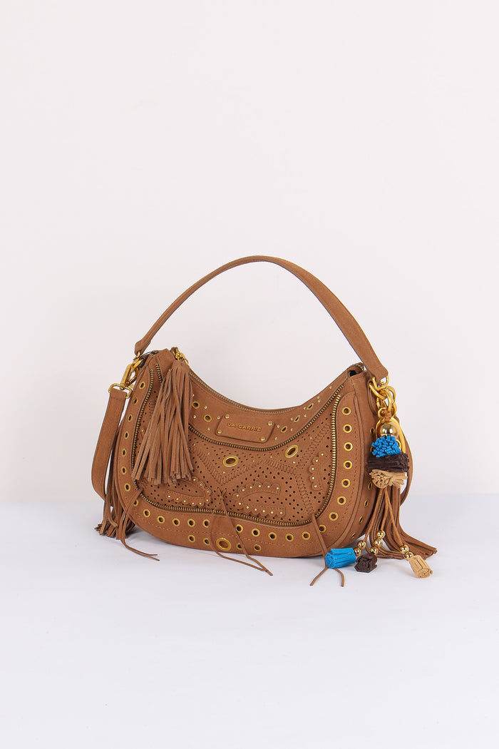 Mezzaluna Suede Jungle Cuoio-4