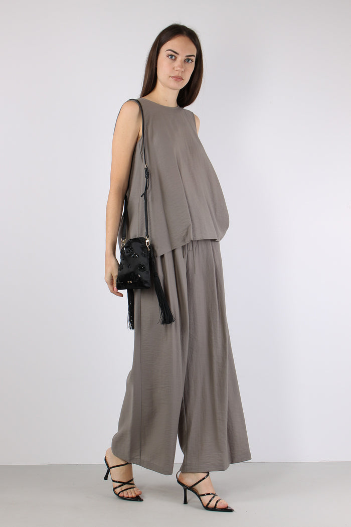 Blusa Scavo Dietro Grigio-5