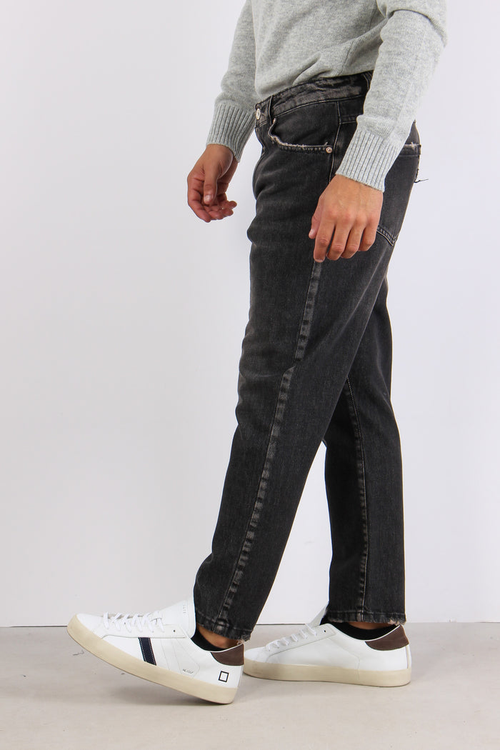 Denim Cropped Nero-5