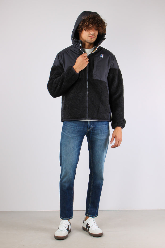 Giubbotto Inserto Teddy Black Pure-2