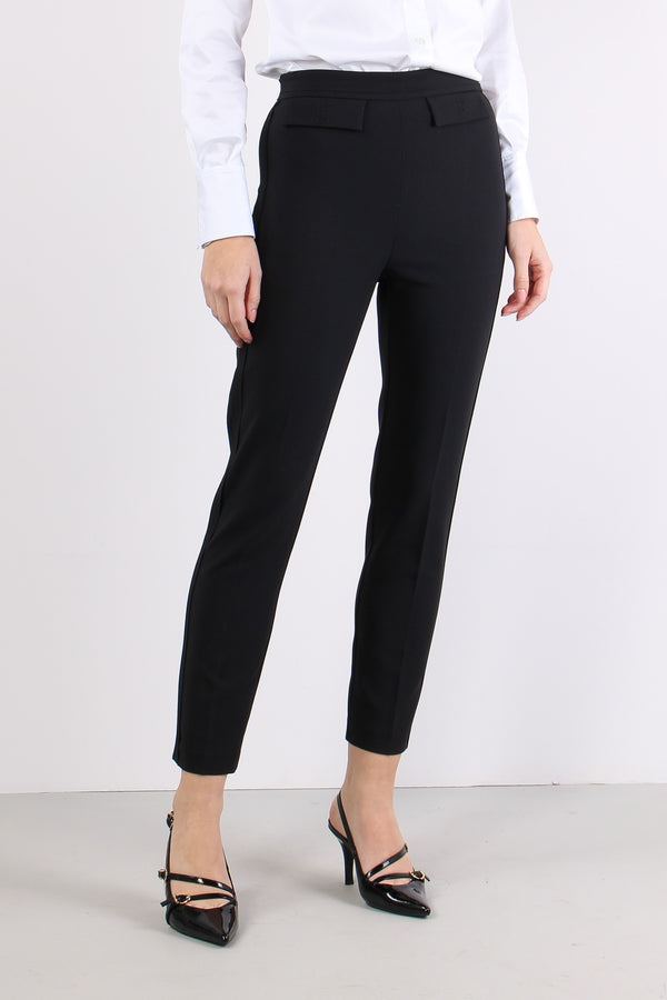 Pantalone Sigaretta Essensial Nero-2