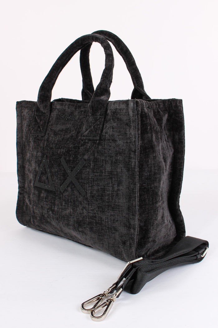 Shopping Media Velluto Nero-4