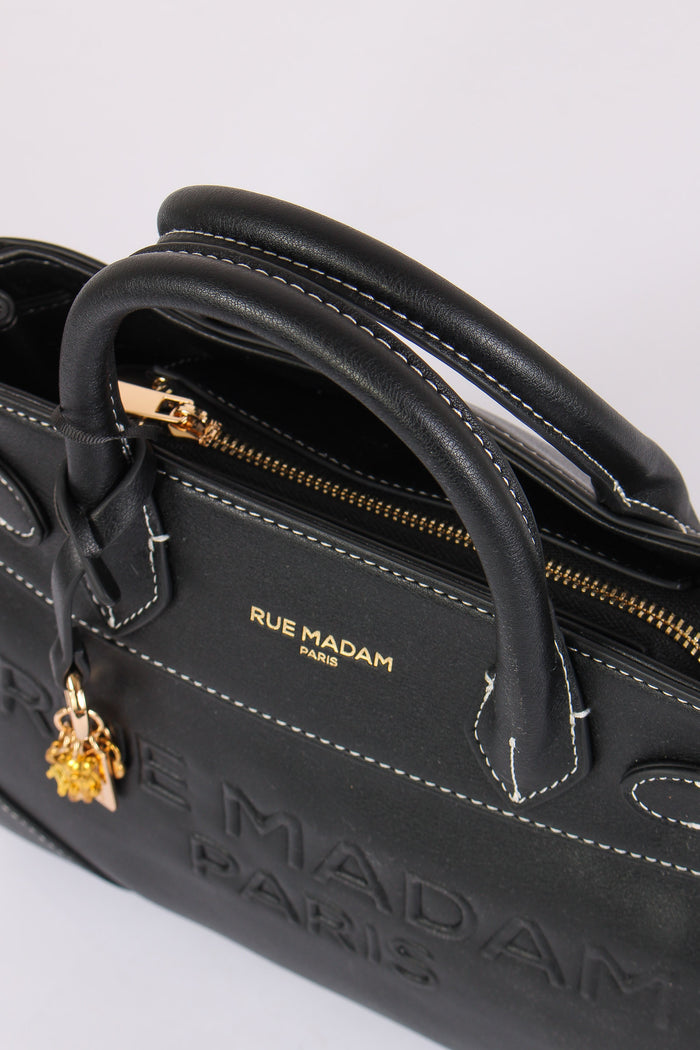 Mini Shopping Impunture Contrasto Black-5