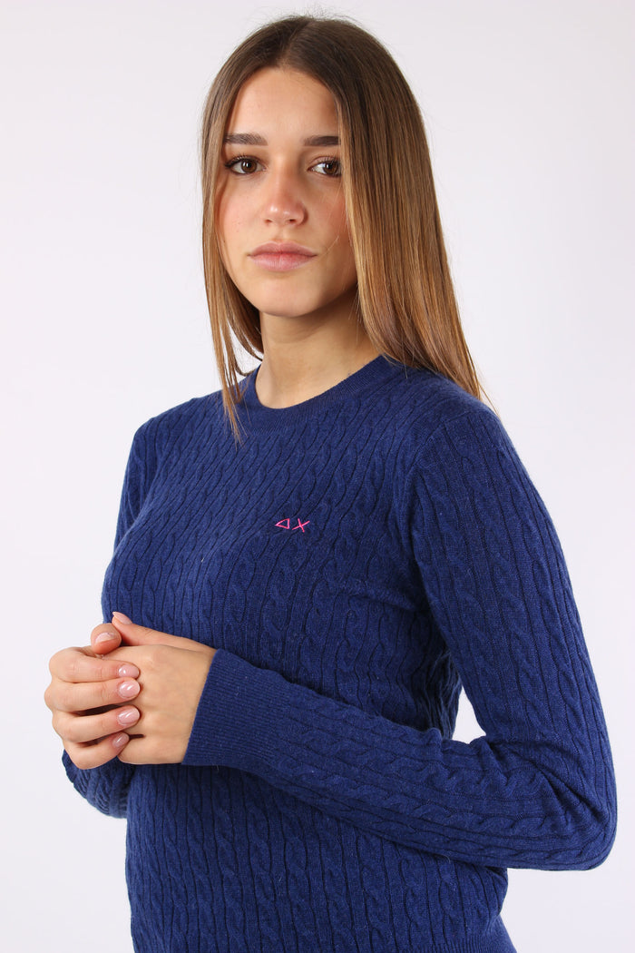 Girocollo Trecce Blue-3