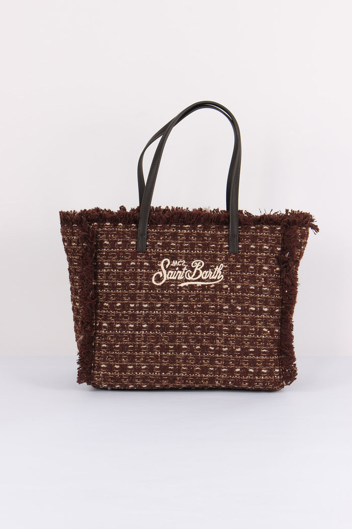 Borsa Vanity Tweed Brown-3