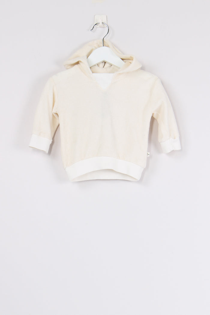 Felpa Ciniglia Off White