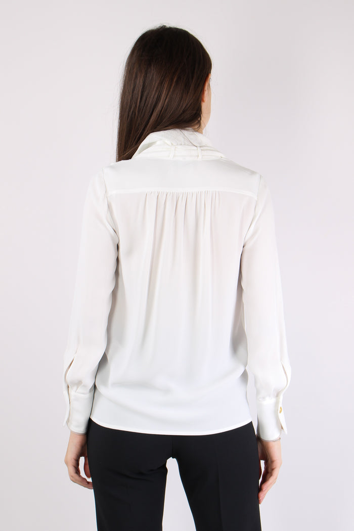 Camicia Cravatta Avorio-4