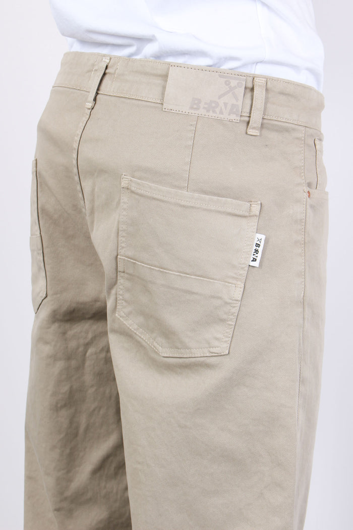 Pantalone 5 Tasche Beige-7