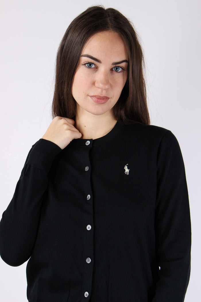 Cardigan Cotone Polo Black-7